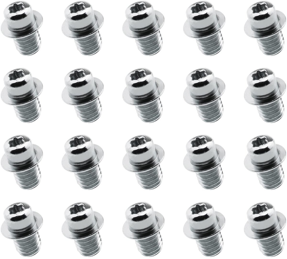 Dailygoods- Harde Schijf Schroeven 20 Stuks - M3 Staal - Antislip - Compatibel met MacBook Pro A1278/A1286/A1297/A1342 - Duurzaam - Eenvoudige Installatie - Schroefset