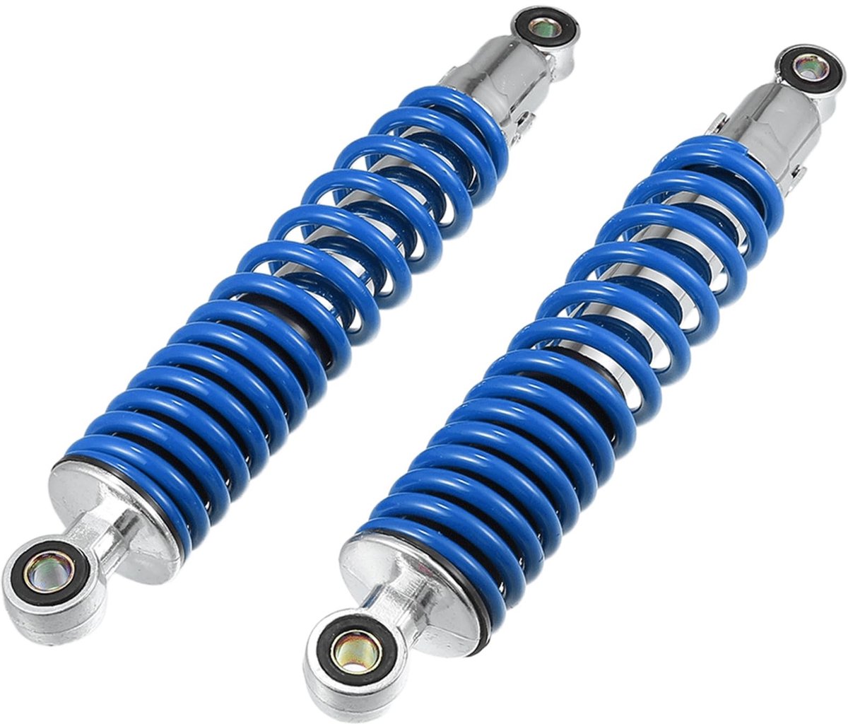 Dailygoods- Schokdemper Duurzaam - Achtervering - Instelbaar - 310mm - Geschikt voor 50cc/70cc/90cc/125cc - Metaal - Verbeterde Rijkwaliteit - Vering