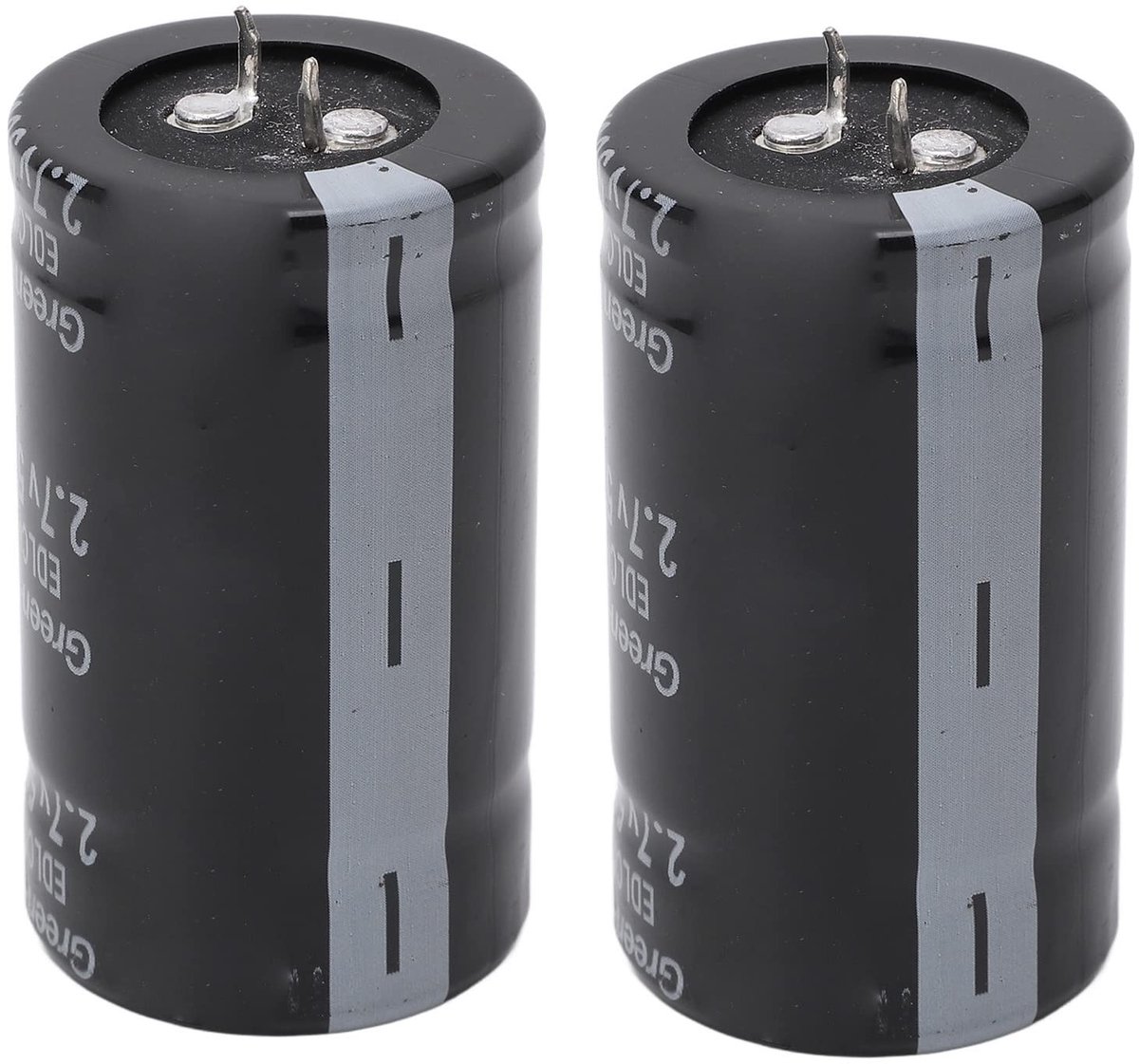 Dailygoods - Super Condensator - Energie Opslag - 2Pcs 2.7V 500F - Gelijkrichter Accessoire Set - Optimale Noodstroomtoepassingen - Geschikt voor Audi...