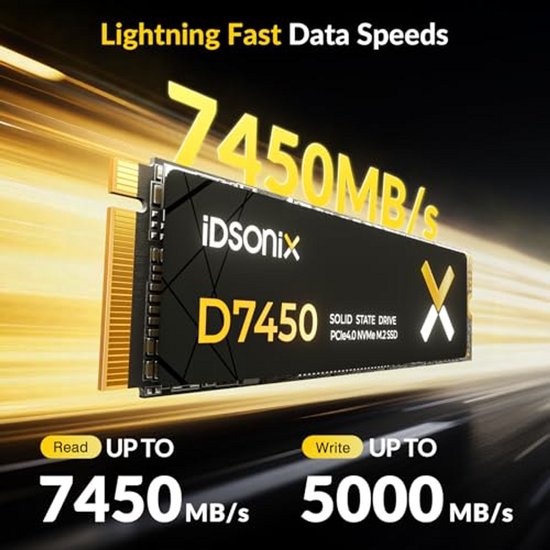 Interne SSD - M.2 Opslag - Snelle Dataoverdracht - PCIe Gen4X4 Interface - 1TB Capaciteit - Zilver — afbeelding 4