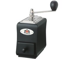 Handkoffiemolen - Koffiemolen - Verse Koffie - Traploos Maalgraad - 14 x 9 x 20 cm - Meerkleurig