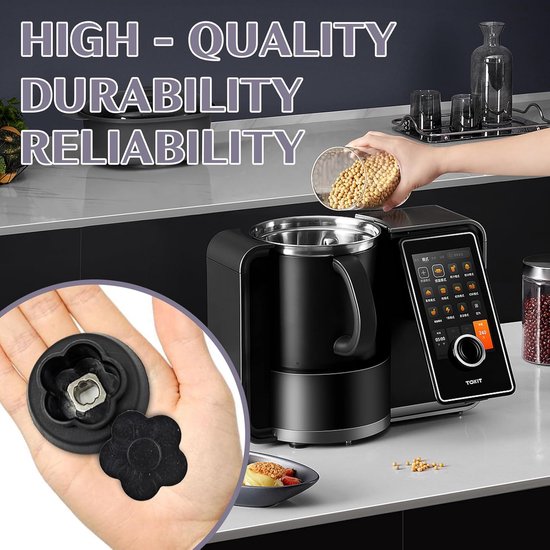 Koppelingsgeleiding Set - Keukenrobot Onderdelen - Keukenmachine Reparatie - Speciale Pasvorm - 2 Stuks - Zwart — afbeelding 3