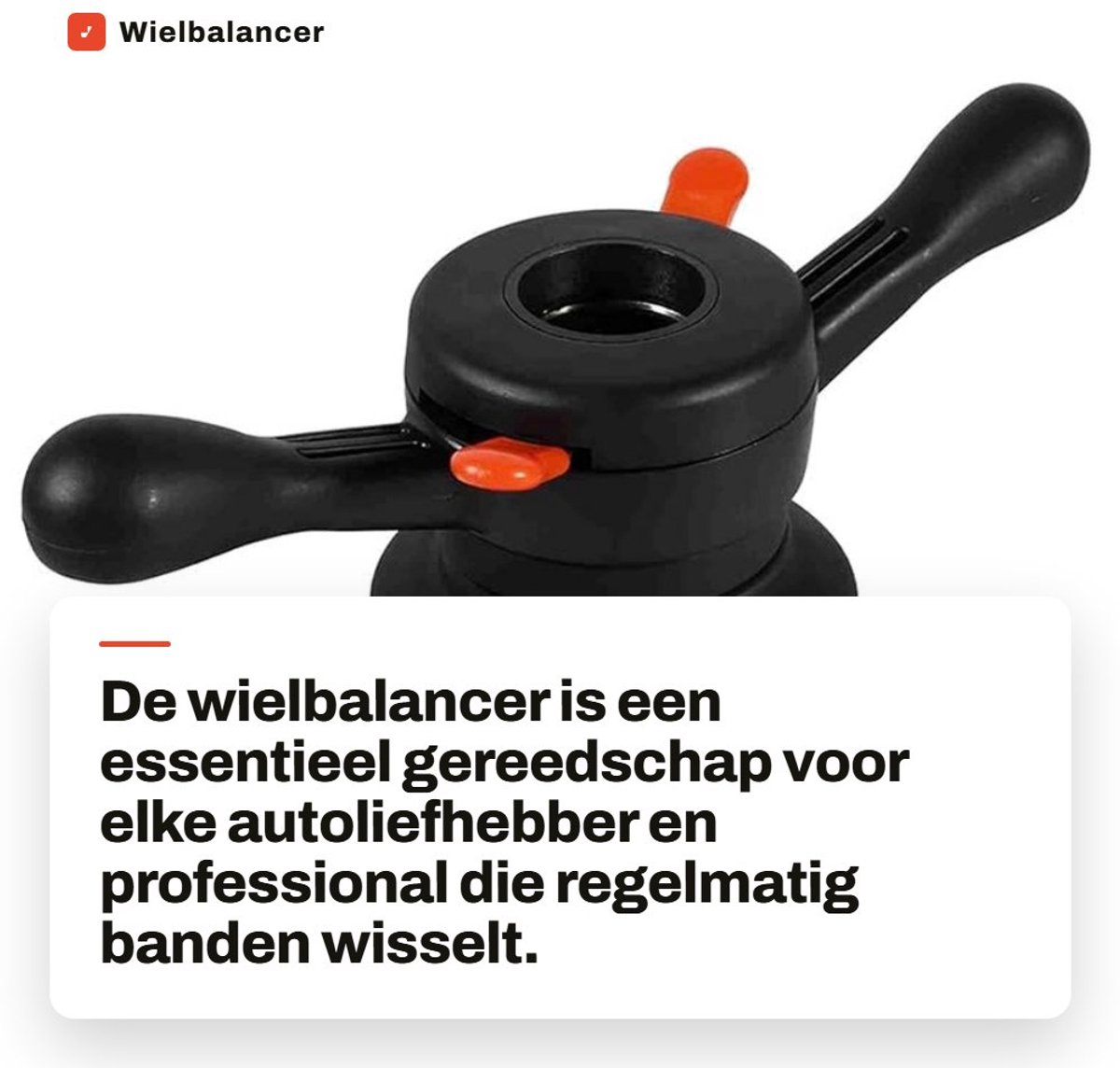 Dailygoods- Wielbalancer Snelspan Naaf - Vleugelmoer 36mm - Bandenwissel Gereedschap - 3mm Spoed - Eenvoudig in Gebruik - Hoogwaardige Materialen - Bandenwisselgereedschap