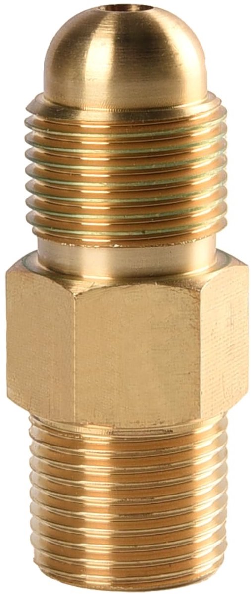 Dailygoods - G5/8 naar G5/8 Adapter voor CO2/Argon Fles - Hoogwaardig Messing