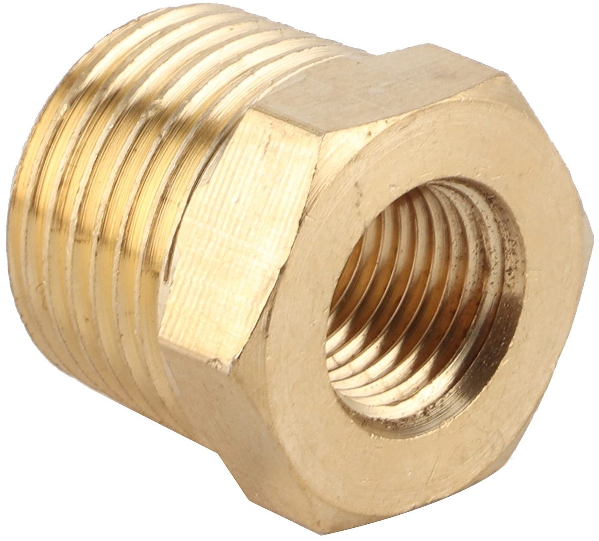 Dailygoods - NPT Pipe Reducer Adapter - Water gas olie toepassingen - Duurzaam en sterk - 3/8 inch M naar 1/8 inch V - Voor leidingen - Geschikt voor...