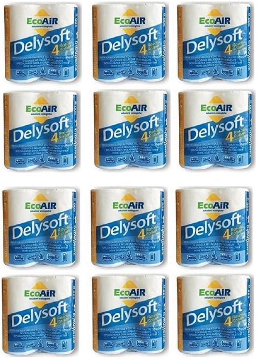 Toiletpapier - Zacht Papier - Boot Toilet - Verstoppingsvrij - 48 Rollen - Wit
