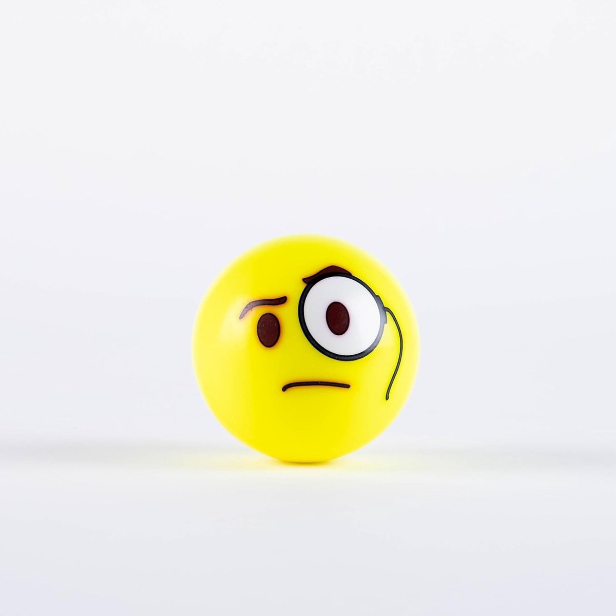 Hockeybal Emoji Fluogeel 6 OZ - Trainingsbal voor Hockey