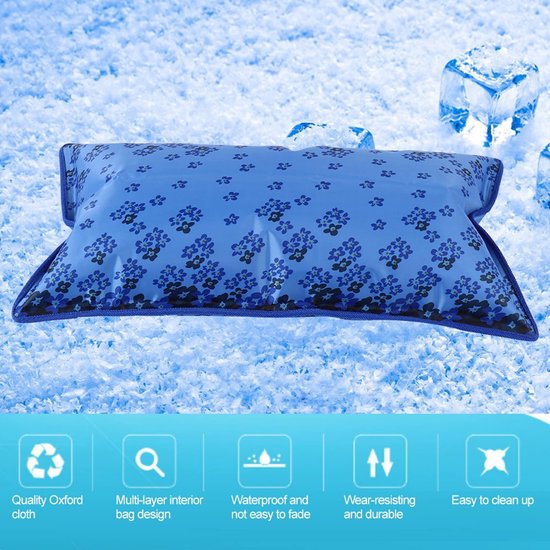 Dailygoods- Koelkussenmat waterdicht - Multifunctioneel Kussen/Rugkussen - Slijtvast - Opvouwbaar - 55x35 cm - Snelle waterinjectie - Waterkussen van Dailygoods — afbeelding 5