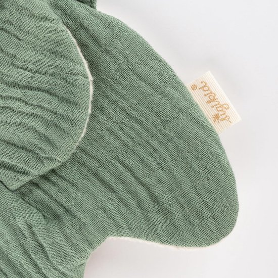 Zachte Knisperdoek Olifant - Baby Knuffeldoek met Labeltjes en Texturen van Merkloos — afbeelding 2