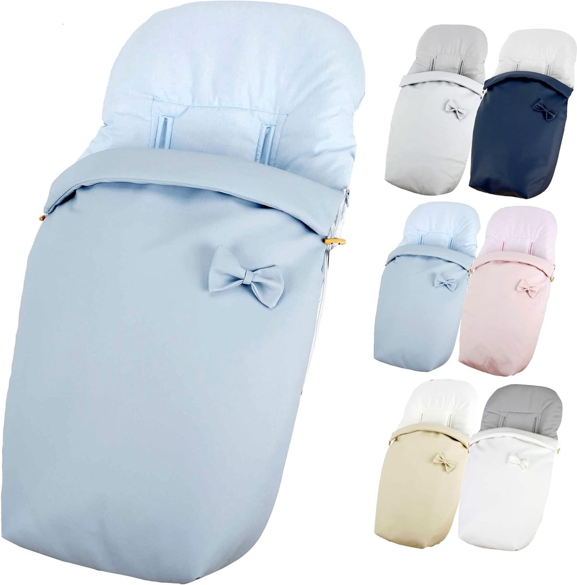 Universele voetenzak - Stoelovertrek - Comfortabel Reizen - Waterafstotend Kunstleer - 95 x 50 cm - Blauw