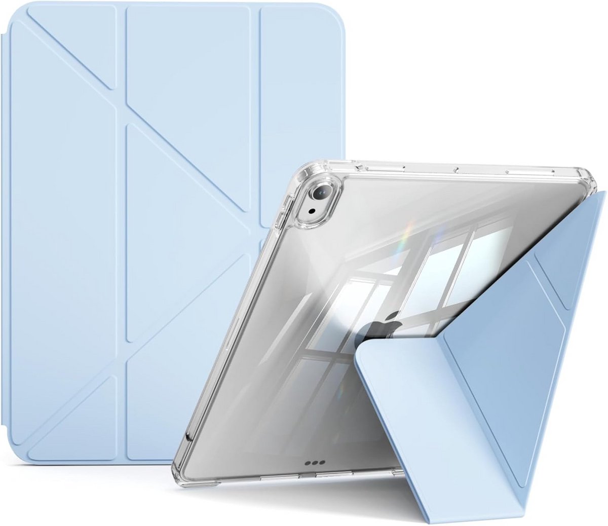 iPad Hoes - Tablethoes - Dagelijks Gebruik - Afneembare Standaard - 109 inch - Lichtblauw