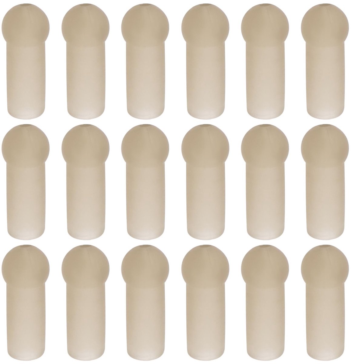 Dailygoods- Bufferkraal 15 mm - 100 Stuks - Rubber - Visgereedschap - Terminal Tackle - Geschikt voor Karpervissen - Schokabsorberend - Vissersaccessoires