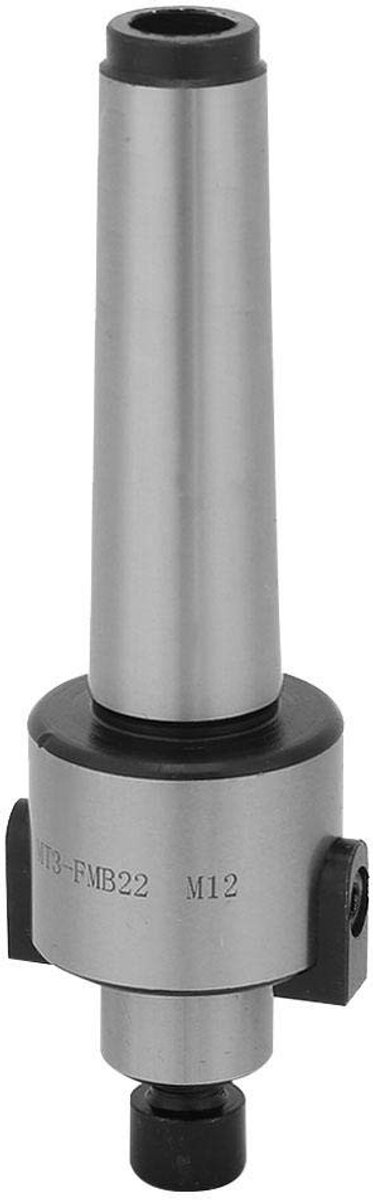 Dailygoods- Freeshouder M12 Draad 138 mm - Stalen Gereedschapshouder - Taps Toelopende Houder - Snijden van Plaatwerk - Hoogwaardige Staal - Duurzaam en Schokbestendig