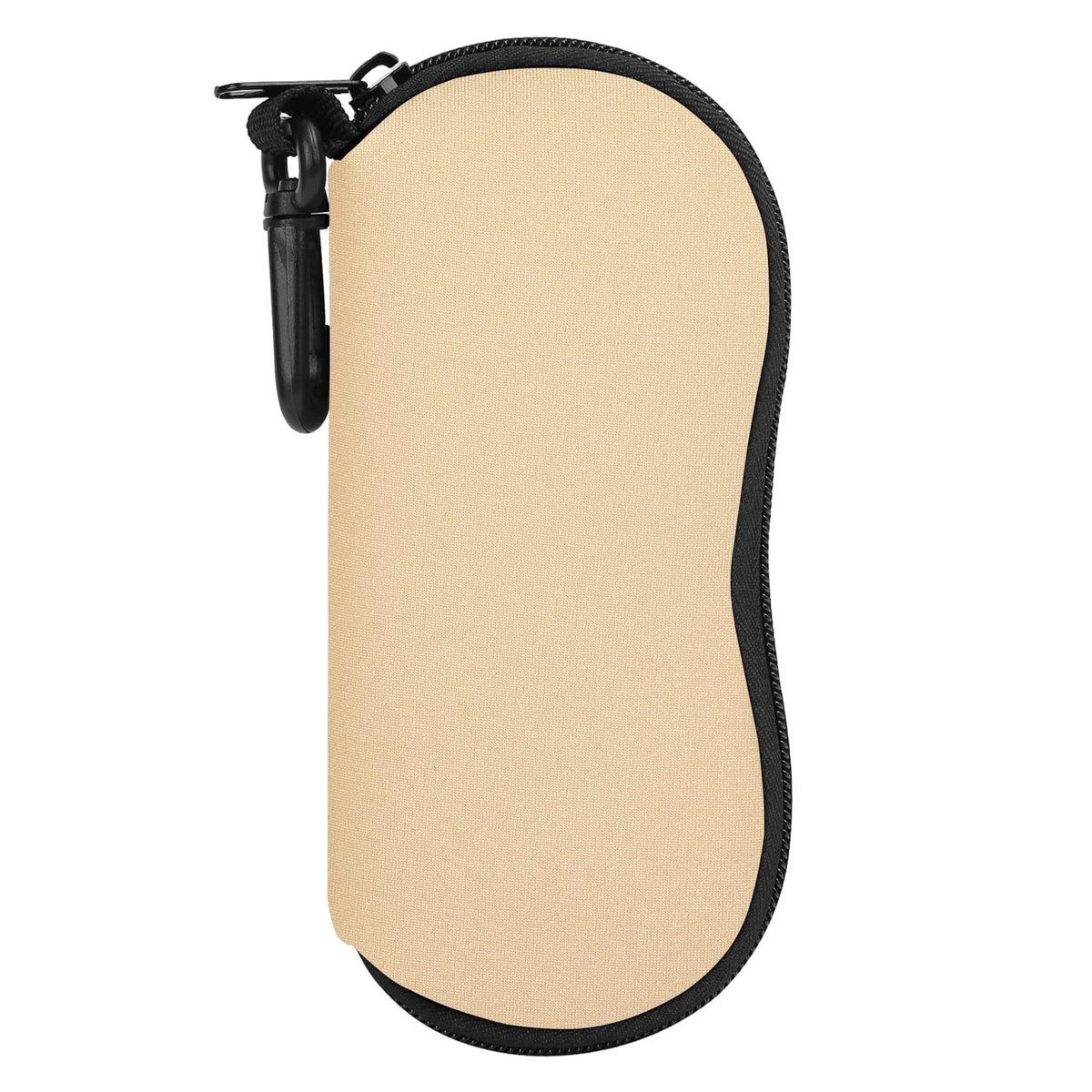 Dailygoods- Zonnebrilhoes Ultra Lichtgewicht - Neopreen Opbergcase - Met Rits - Voor Zonnebrillen - Bescherming - Handige Clip - Brilcase