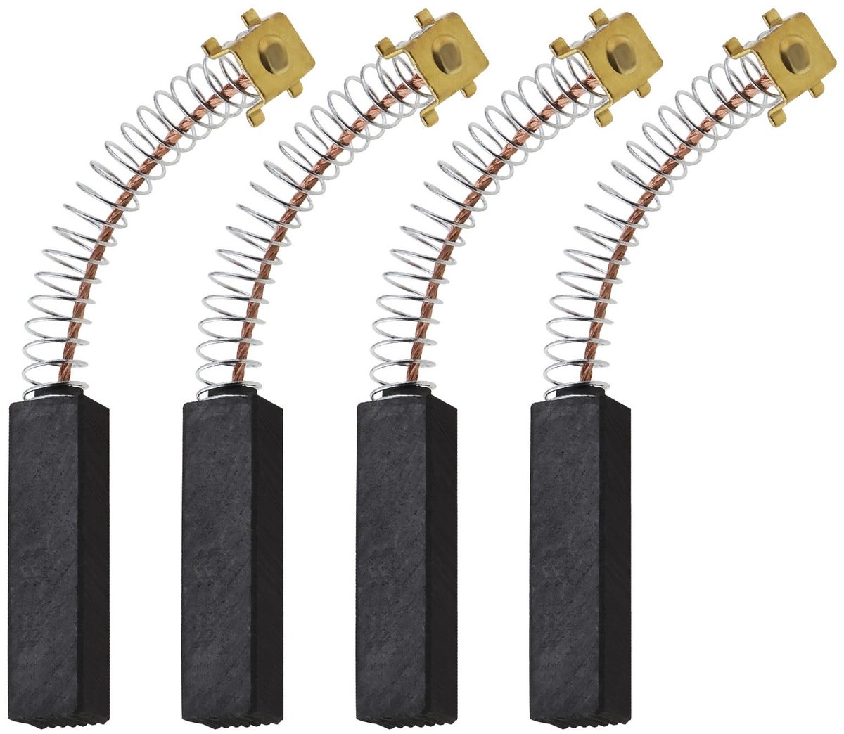 Dailygoods- Motor Koolborstels Vervanging 4 Stuks - Koolborstel 220248 - Compatibel met Henry/Hetty - Onderdeel voor Stofzuiger - Gemakkelijk te Vervangen - Hoofdmateriaal Koolstof - Stofzuigerborstels