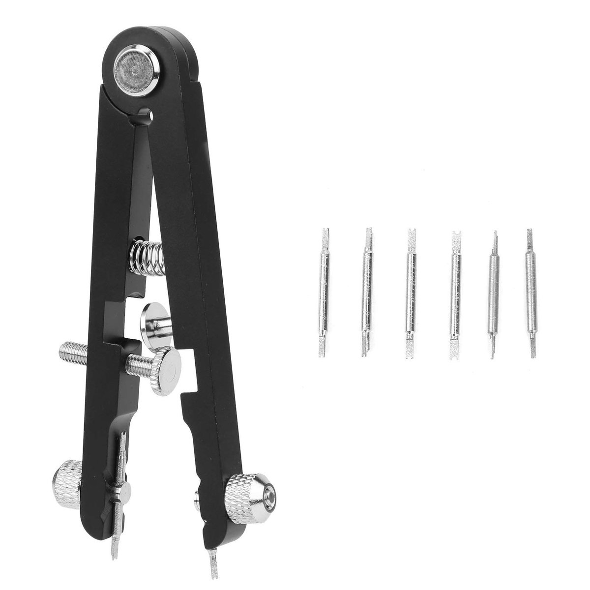 Dailygoods- Springbar Tang - Horlogeband Aanpassen - Horloge Toolkit - Lichtgewicht - Roestvrij Staal - Inclusief 8 Pins - Horloge Tool