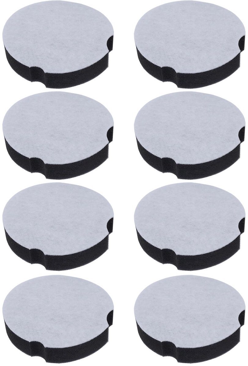 Dailygoods- Vacuümfilters 8 Packs - Vervanging voor Bissell PowerForce Compact - OE 160 4896 - Herbruikbaar - Lichtgewicht - Hoogwaardige materialen - Stofzuigerfilters