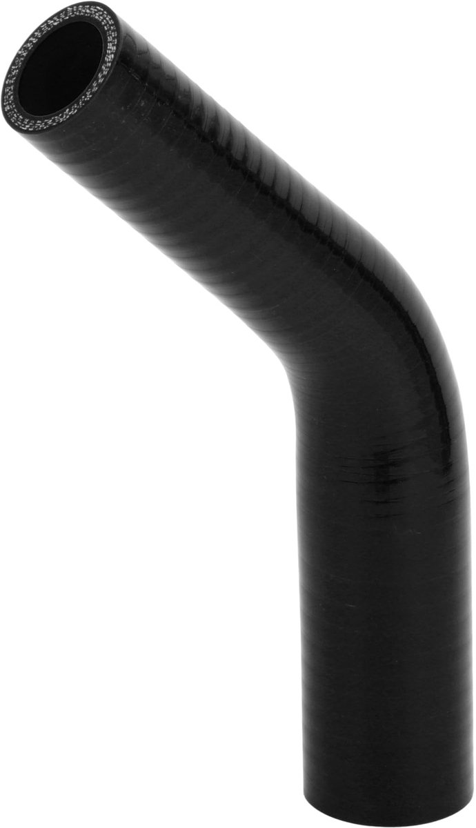 Dailygoods- Koelslang 120mm/4.72" - Silicone Slang - 32mm/1.26"-35mm/1.38" ID - 45 Graden - Meerlaags Geweven Doek - Bestand tegen hoge temperaturen - Siliconenslang