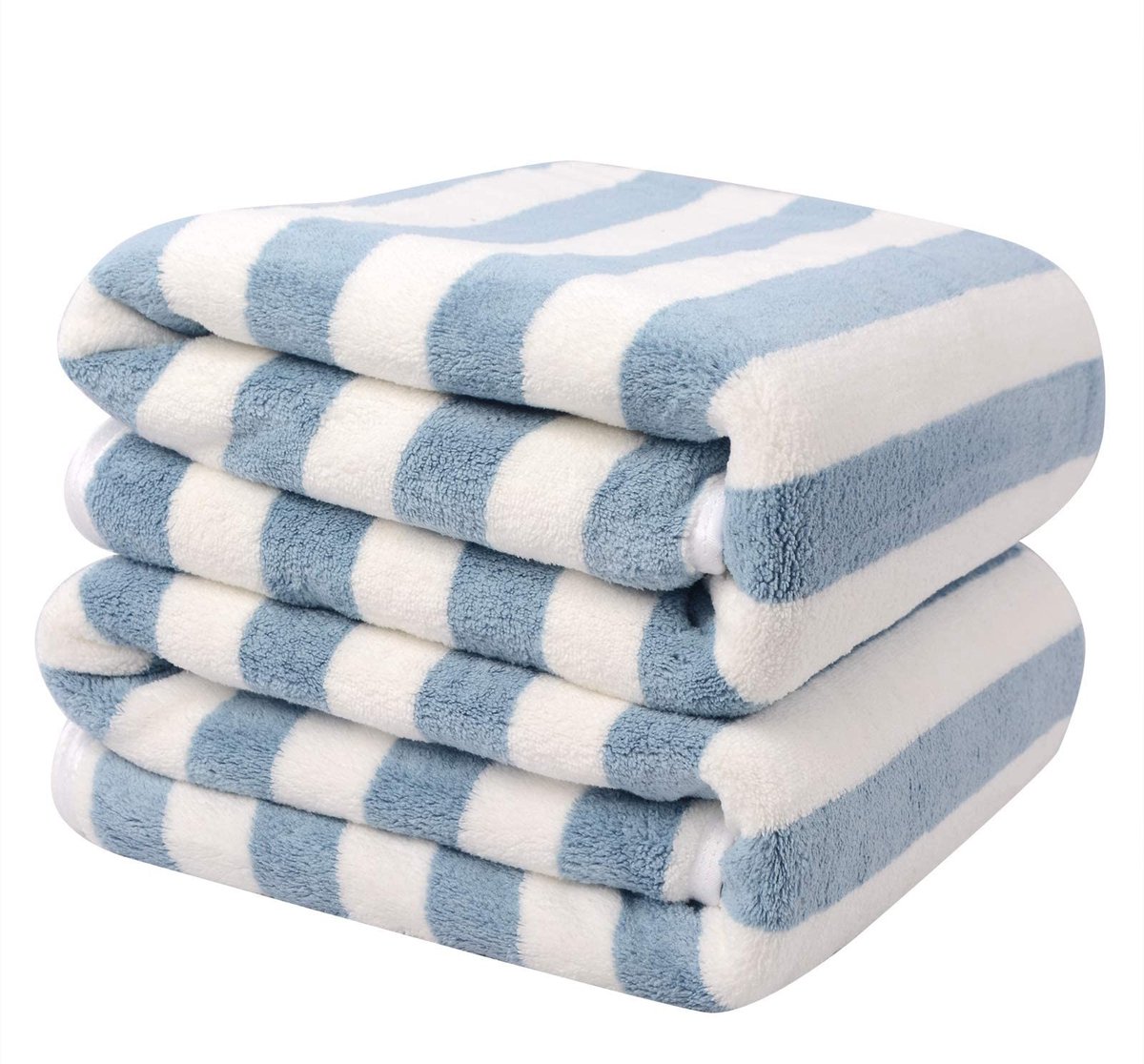 Dailygoods- Badhanddoek Sneldrogend - Microfiber - Zacht - Hypoallergeen - Absorberend - 2-Pack 27,5"x55 - Handdoek