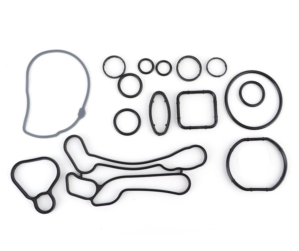 Dailygoods- Oliekoeler Gloednieuw - Rubber Afdichtingen - Reparatie Kit - OEM 55355603 - Geschikt voor H/J/D/E - Motorcodes A16XER/Z16XER