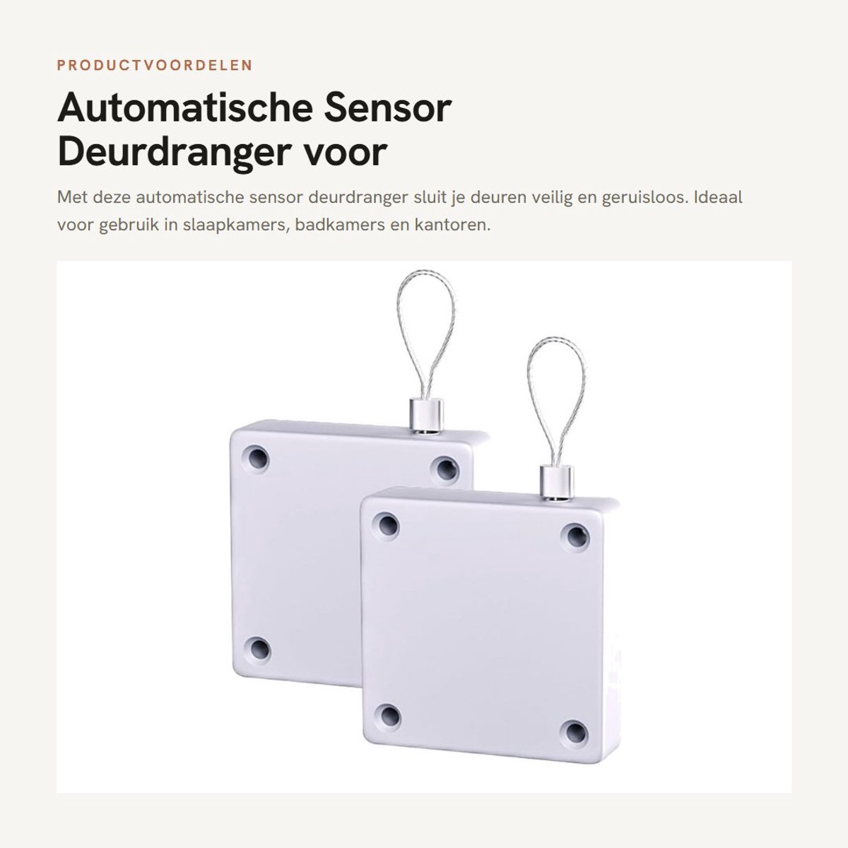 Dailygoods- Deurdranger Automatische Sluiting - 1200G Spanning - Eenvoudige Installatie - Geen Gaten - 2 Stuks - Geluidsreductie - Deursluiter