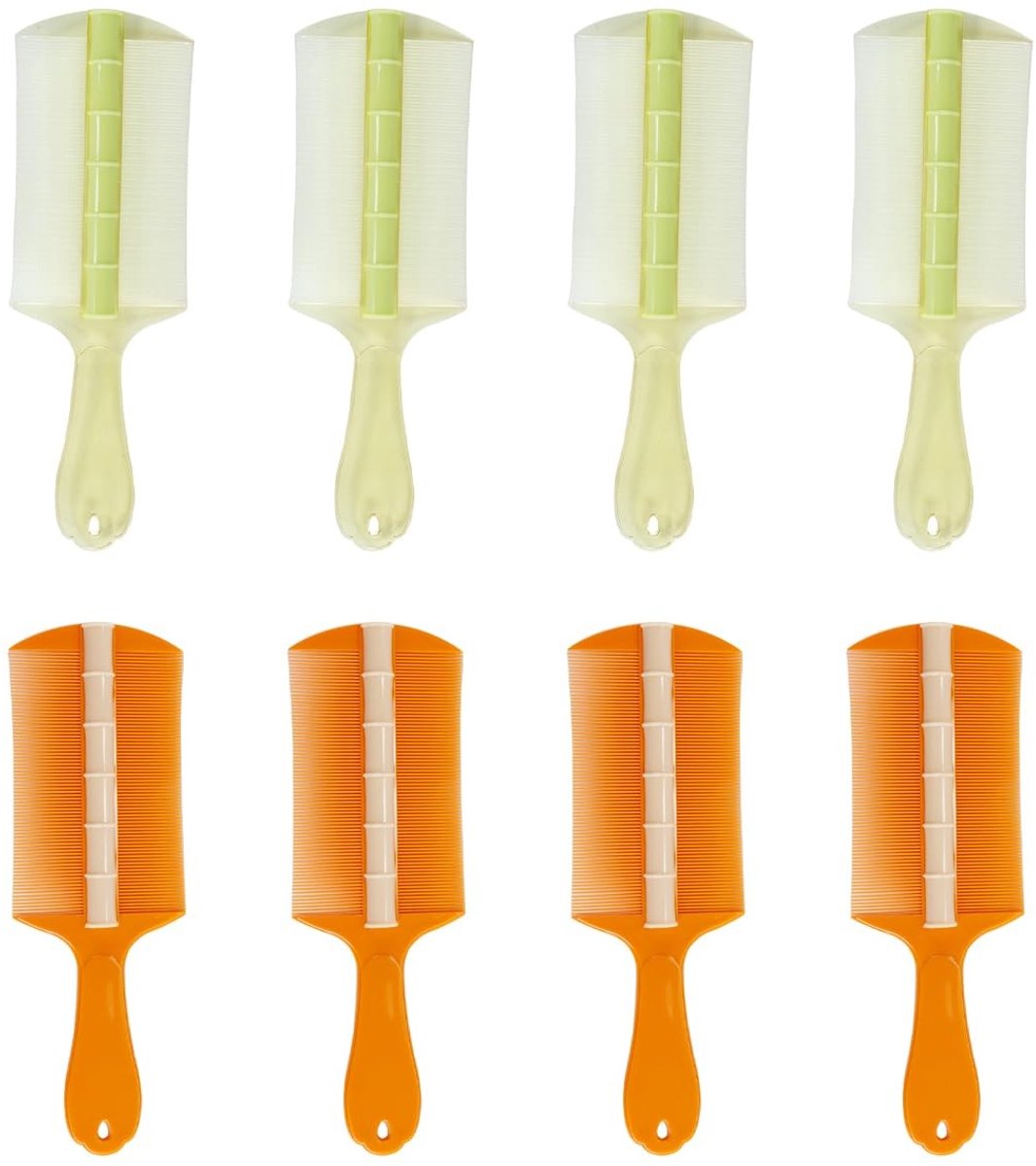 Dailygoods- Luizenkam Duurzaam - Roestvrij Staal - 8 Stuks - Neten Verwijderaar - Vlooienkam - Voor Fijn Haar - Eenvoudig Schoonmaken - Haar Kam