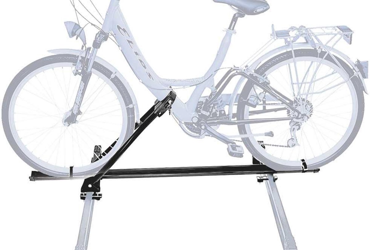Stevige fietsendrager voor op het dak - Zwart Staal - 1 Fiets van Merkloos