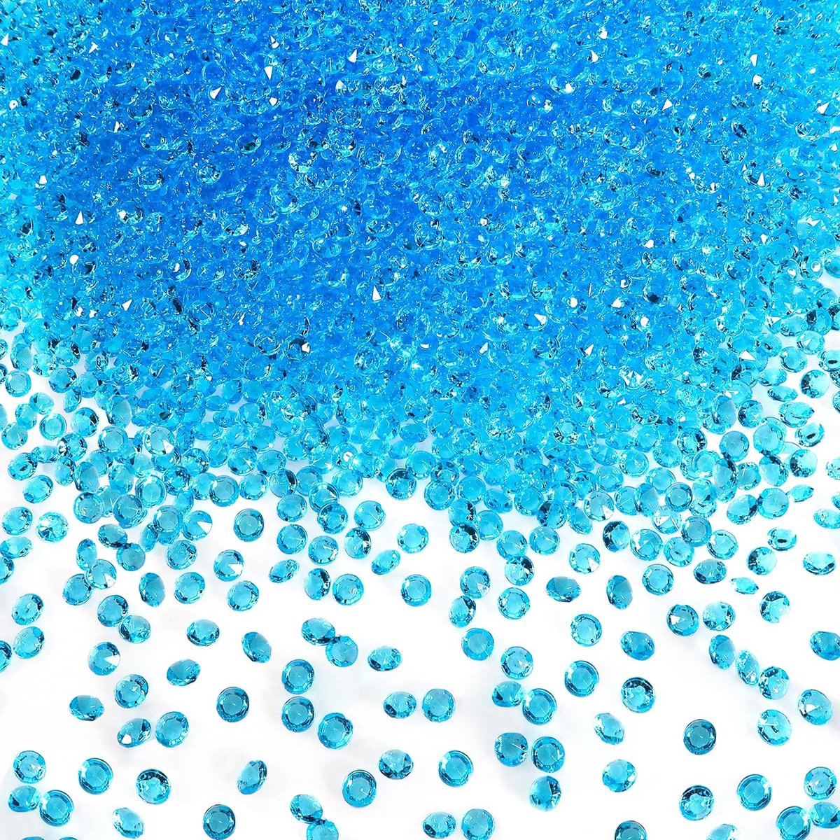 Dailygoods- Diamanten 5000 Stuks - Blauw Acryl - Tafeldecoratie