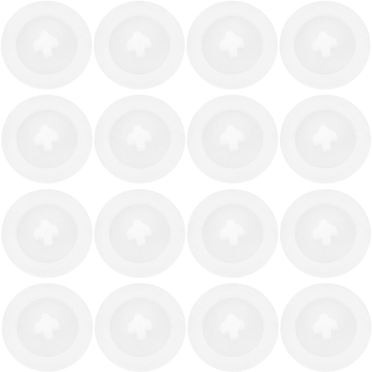 Dailygoods- Afdekkappen 200 stuks - Kunststof - 12 mm - Beschermkap voor meubels - Zelftappende schroeven - Duurzaam en UV-bestendig - Schroefdoppen
