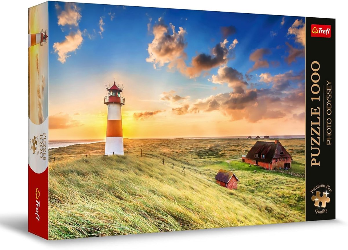 Puzzel Odyssey - Fotopuzzel Kust - Ontspanning Thuis - Unieke Fotoreeks - 683 x 480 mm - Multicolour