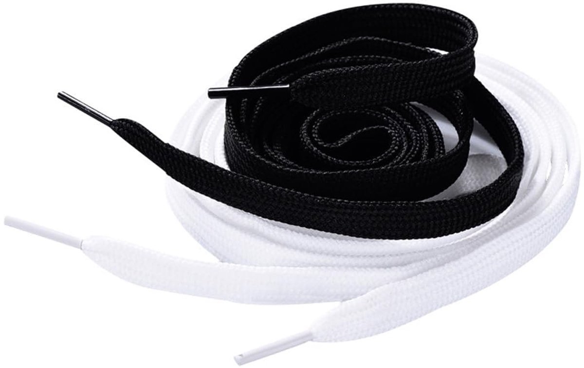 Dailygoods- Schoenveters Elastisch - Veters Sneakers - Veters Hardloopschoenen - Veters Volwassenen/Kinderen - 2 Paar - 8 mm Breed