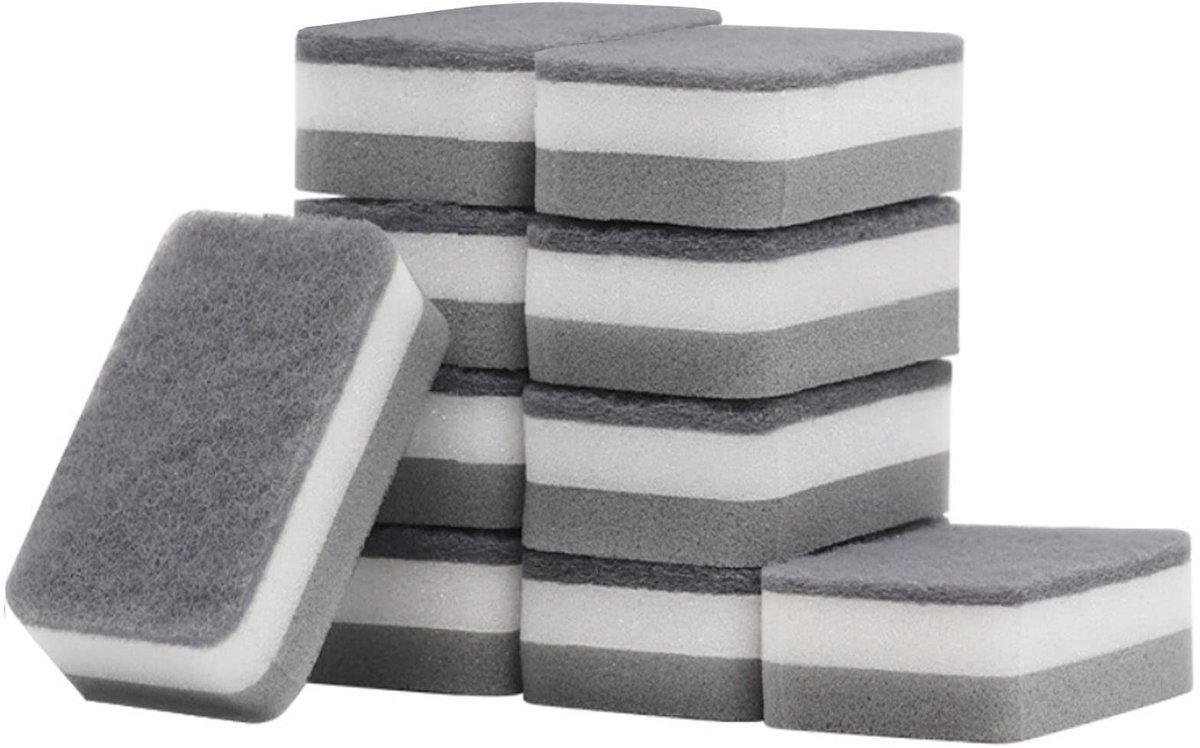 Dailygoods- Magische Spons 10 Stuks - Extra Dikke Melamine Spons - Schoonmaakspons - Schoonmaak Sponsjes - Chemicaliënvrij - Voor Alle Oppervlakken