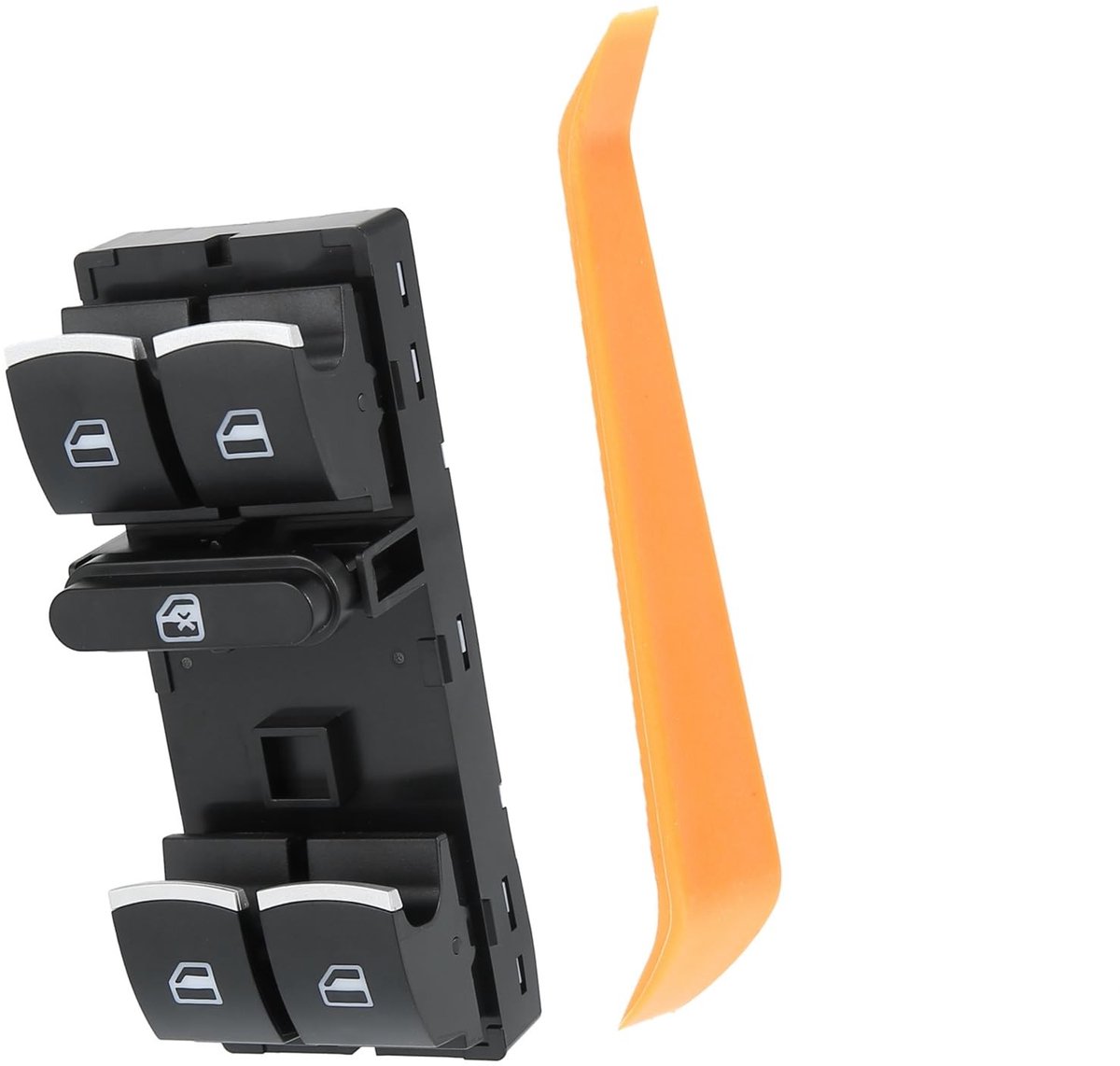 Dailygoods - Vensterhefschakelaar - elektrische raambediening - duurzaam en robuust - geschikt voor VW Golf MK5/MK6 - vervangingsonderdeel - eenvoudig...