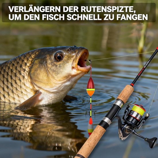 Dailygoods - Set van 10 Dobbers en Hengelaccessoires voor Vissen van Dailygoods — afbeelding 5