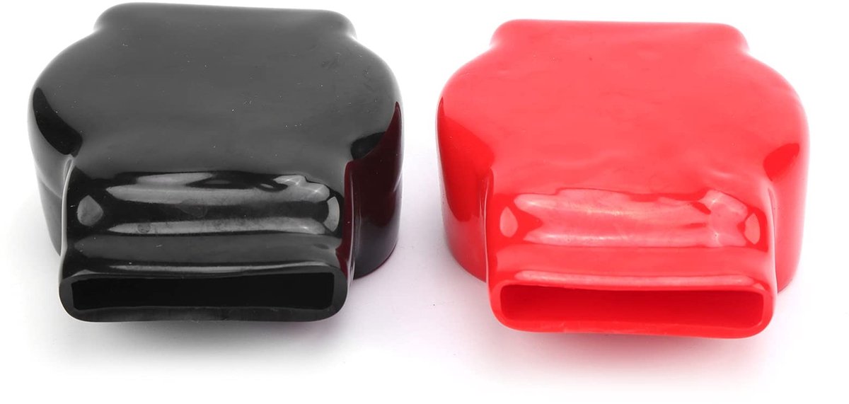 Dailygoods - Accu Terminal Covers - Universele Beschermhoezen voor Auto, Motor en Truck