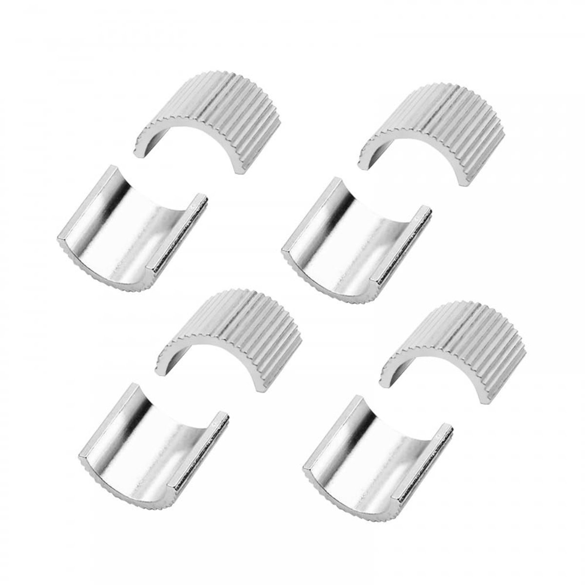 Dailygoods- Stuurschijfjes 8 Stuks - Aluminiumlegering - Stuurverbinder 7/8" tot 1" - Corrosiebestendig - Gemakkelijk te installeren - Voor 22 mm Stuur - Stuurvullingen