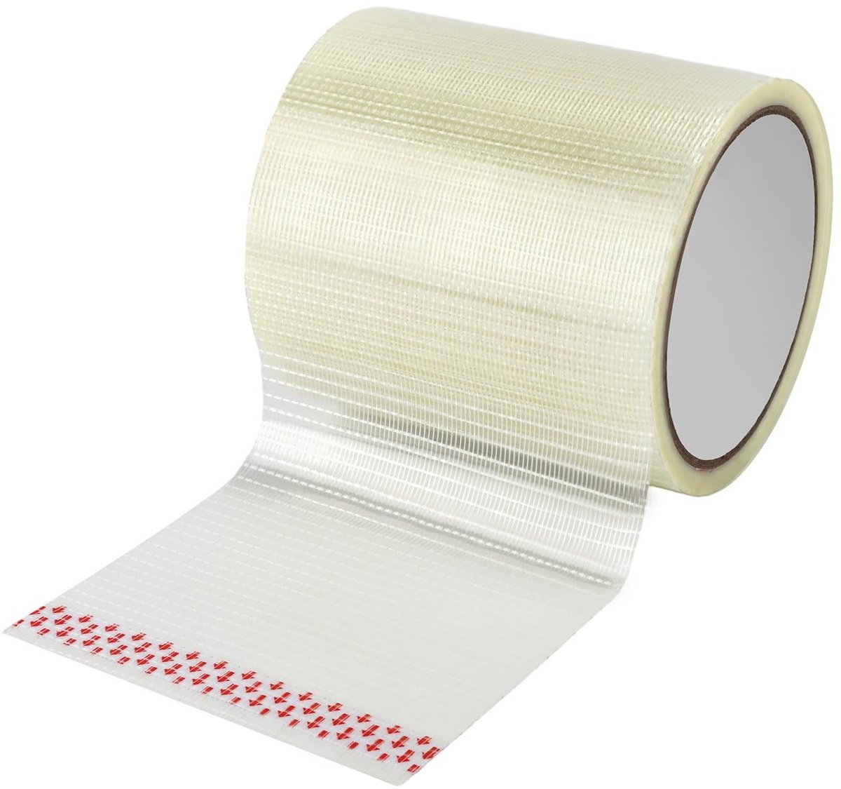 Dailygoods- Reparatietape Waterdicht - Versterkte Glasvezel - 12 m x 10 cm - Scheurbestendig - Doorzichtig - Voor Luifel/Tent/Boothoezen - Plakband