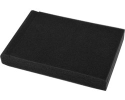 Dailygoods - Studio Monitor Isolatie Pads - Hoge Dichtheid Geluidsabsorberend - Zwart - Trillingsreductie - Compatibel met Edifier R1280T - 2 Stuks -...