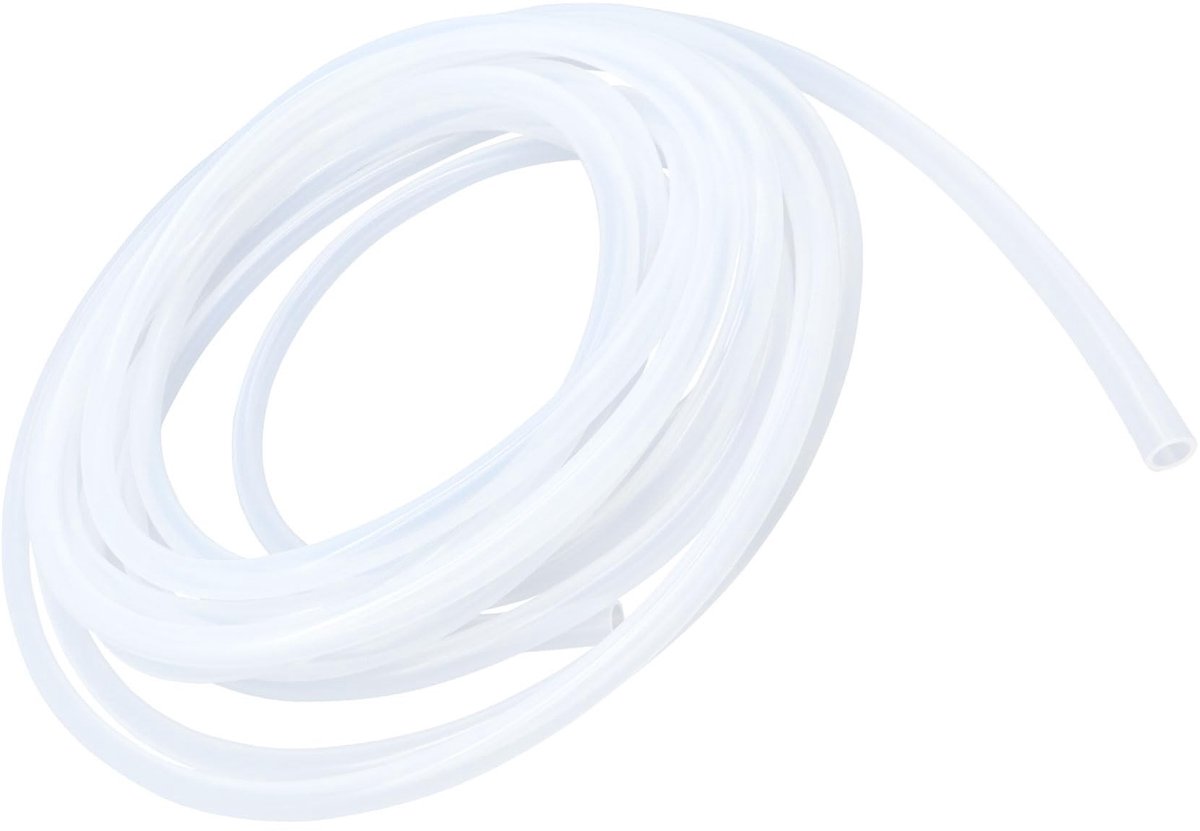 Dailygoods- Siliconen Slang 2mm ID x 5mm OD - Voedselveilig - Flexibel - Transparant - 7 Meter - Hoge Temperatuurweerstand - Siliconen Buis