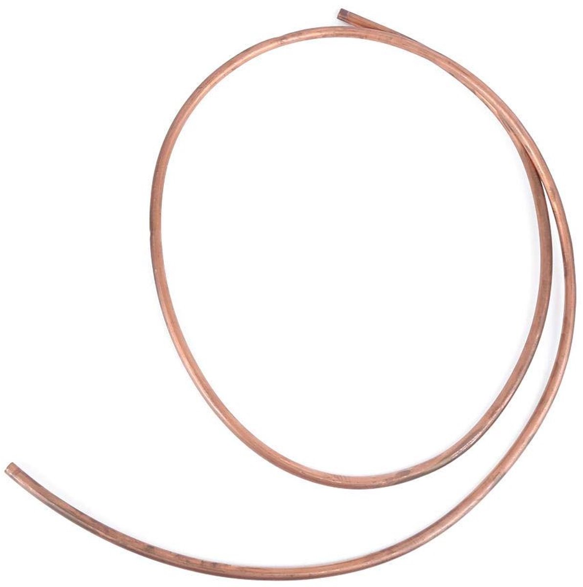Dailygoods- Koperen Buis 2M - Buitendiameter 10mm - Binnendiameter 8mm - Wanddikte 1mm - Flexibel - Corrosiebestendig - Koelbuizen