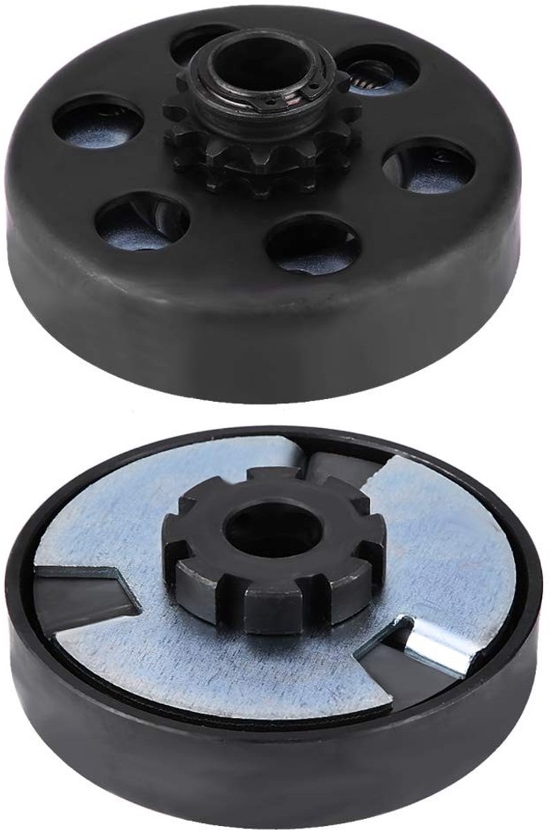 Dailygoods- Centrifugekoppeling 3/4 inch boring - 12 Tanden - #35 Ketting - Voor Mini-Fiets - Vervanging Go-Kart - Hoogwaardig Ijzer - Centrifugaalkoppeling
