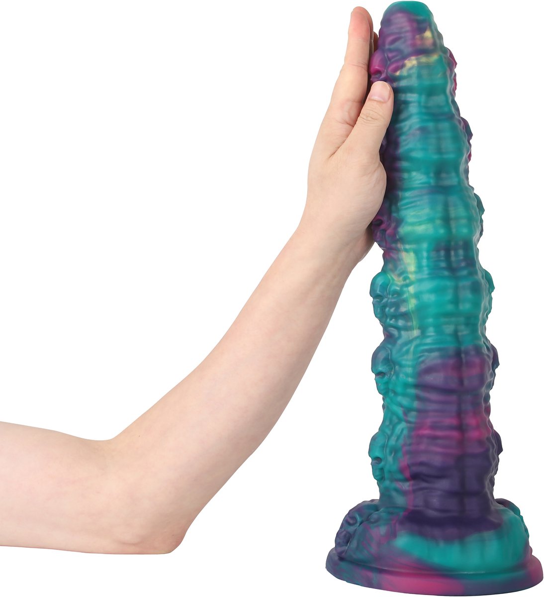 Banoch | Dildo XXL "Skull" siliconen | 41 cm lang | ∅ 10 cm | fantasy monster | Zuignap | zeer groot