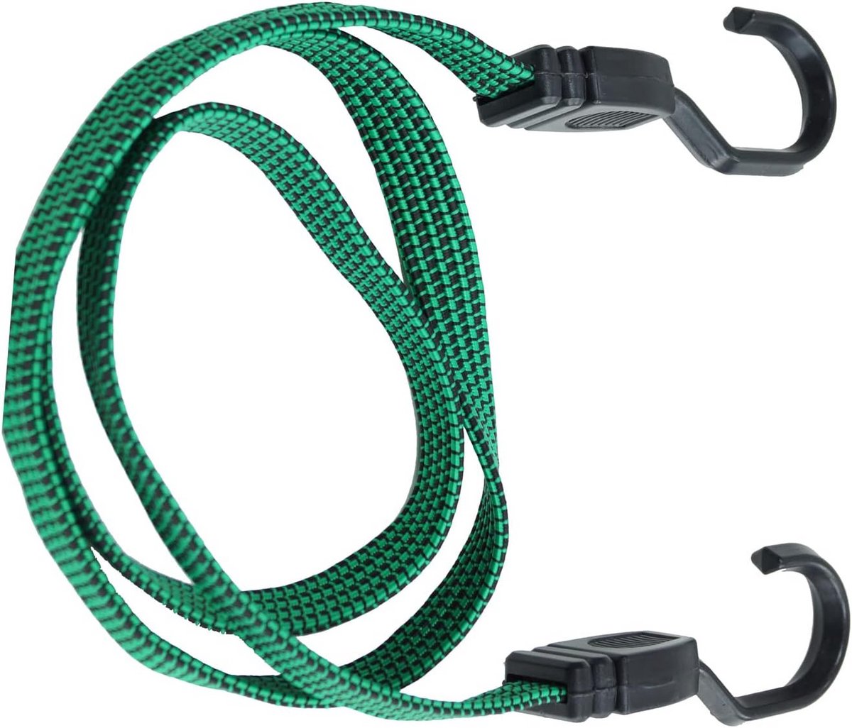 Spanband met haken - Bagagebinder Vlak - Bagage Vastzetten - TÜV/GS Getest - 20 x 700 mm - Multicolor