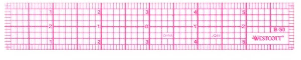 Transparante Liniaal - Meetlat - Nauwkeurig Meten - Afgeschuinde Randen - 6 Inch - Transparant