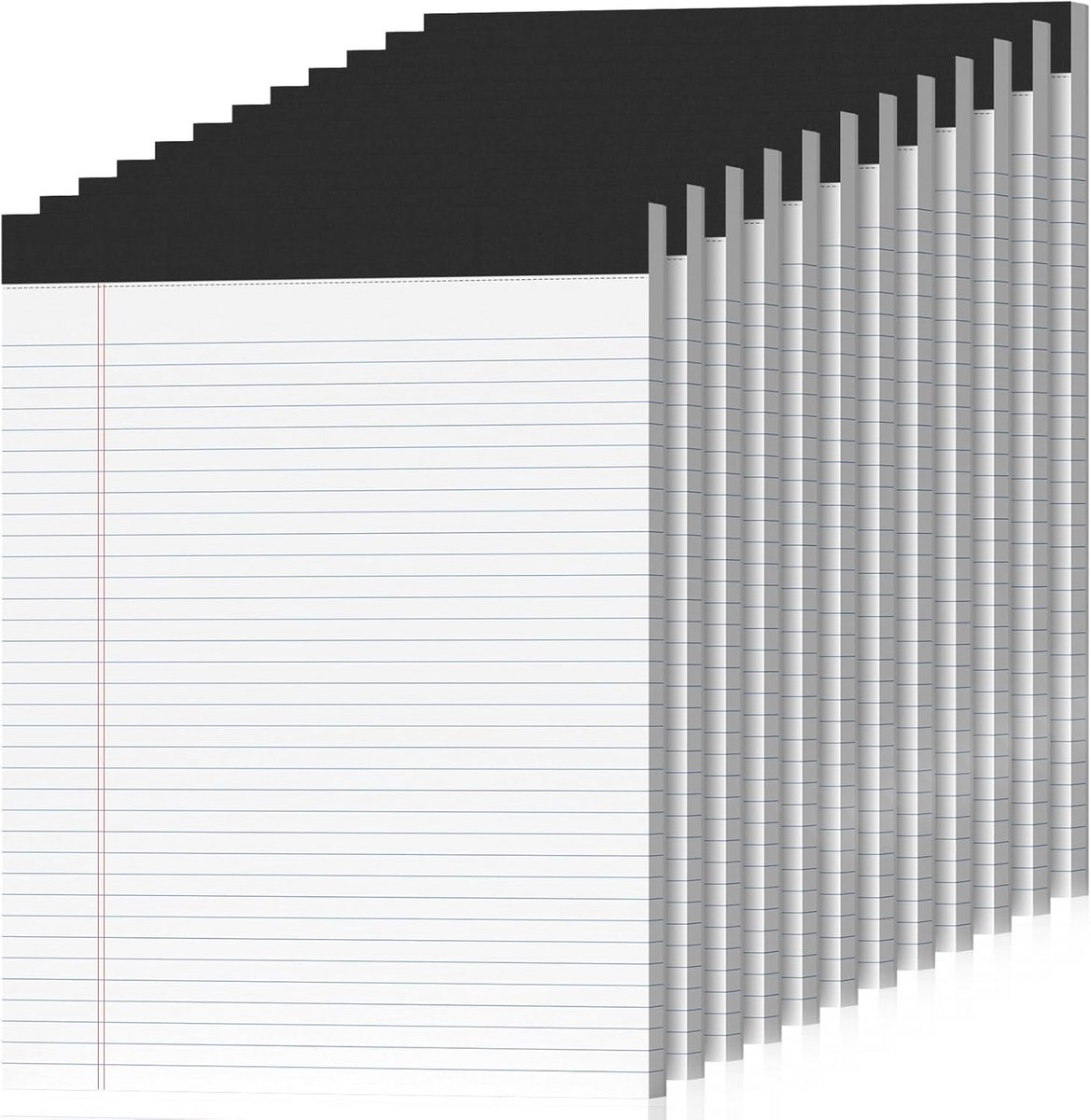 Notitieblokken - Schrijfblokken - Notities Maken - Geperforeerde Pagina's - 12 Stuks - Wit