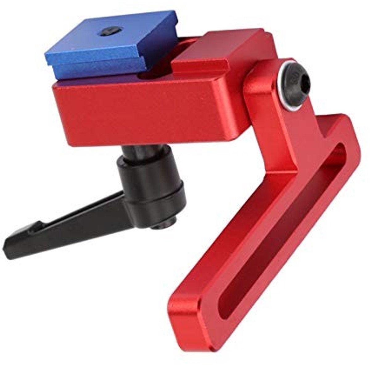 Dailygoods- Geleiderail Stopper voor 30 mm T-Rails - Aluminiumlegering - Ergonomisch Ontwerp - Houtbewerking - Verstekrailstop - Lange Levensduur - Verstekstop
