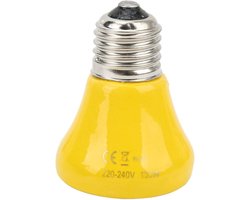 Keramische Warmtelamp - Reptielen Verwarming - Terrarium Klimaat - Geen Licht - E27 Fitting - Geel