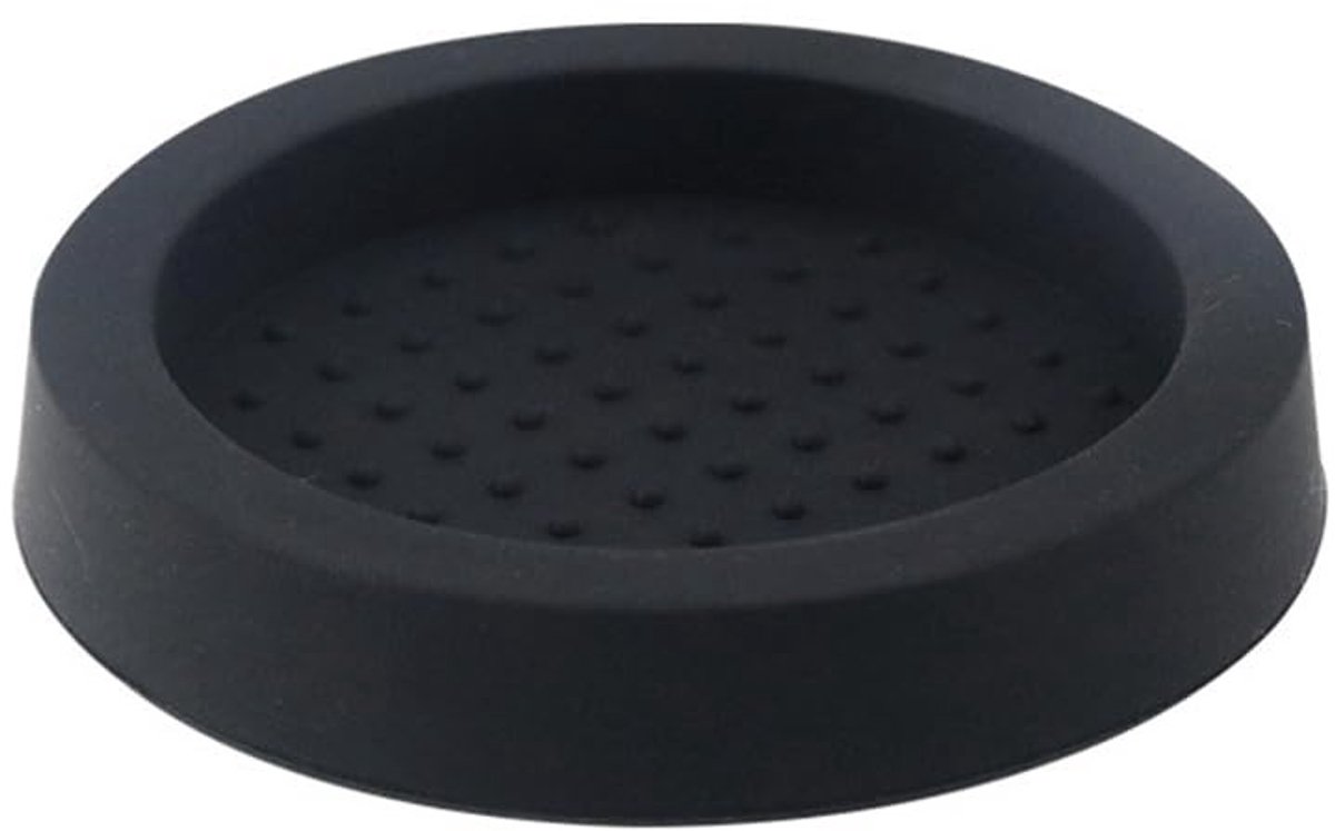 Dailygoods- Koffiemat Siliconen - Antislip - Koffietamping Mat - Ronde Vorm - Hittebestendig - 7,5 cm - Koffietampingmat