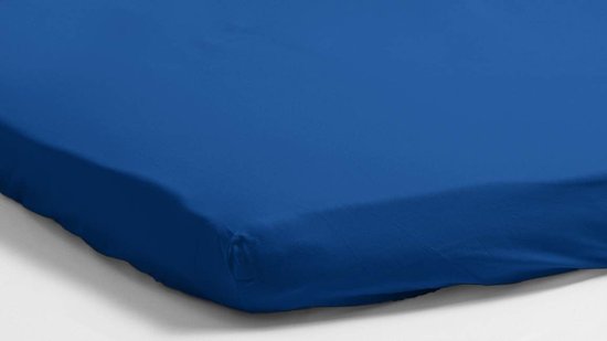 Snoozing - Topper - Hoeslaken - Lits jumeaux - 200x200 cm - Coton percale - Sirène