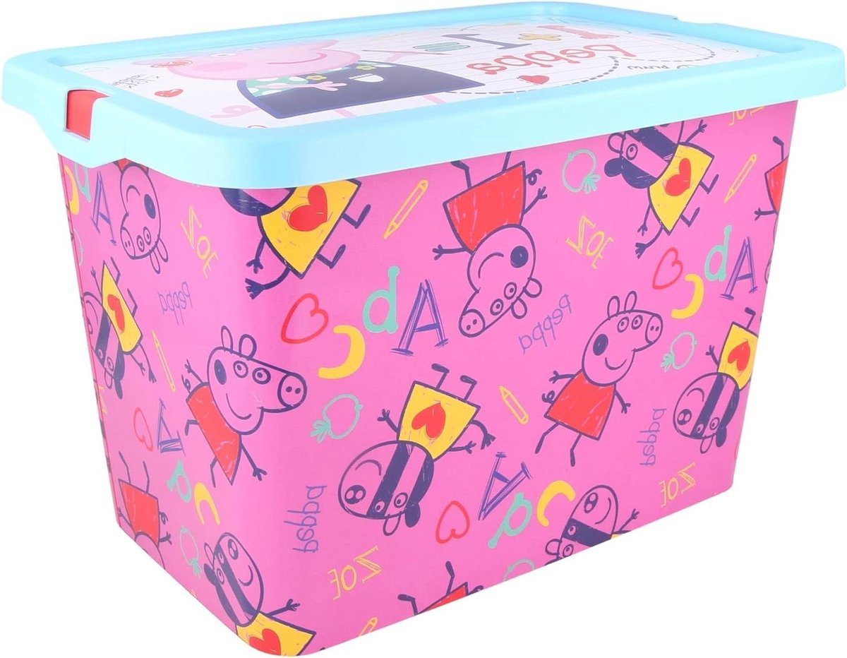 Opbergbox - Klik box - Persoonlijke verzorging - Omdraaien - 7 Liter - Zwart